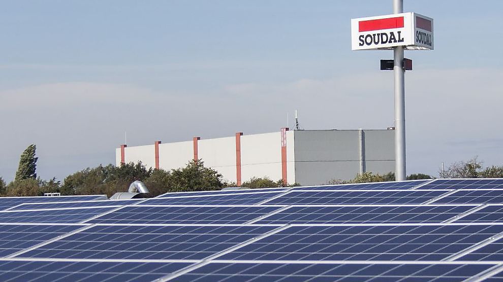 Soudal installeert 10.000 m² zonnepanelen