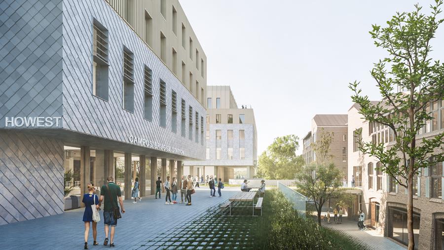 Howest gaat nieuwe Brugse campus bouwen voor meer dan 5.000 studenten