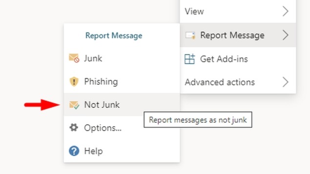 Rapporteren van geldige e-mail afzenders