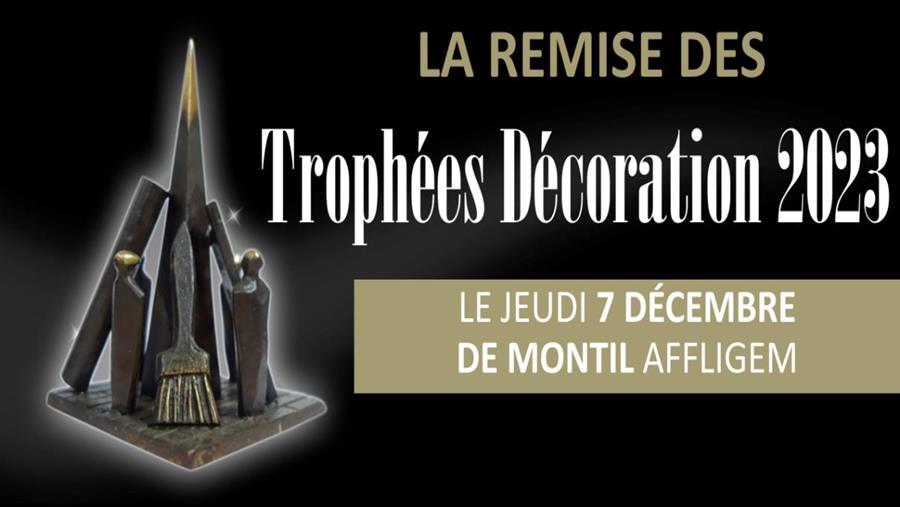 INSCRIVEZ-VOUS DÈS MAINTENANT À LA CÉRÉMONIE DE REMISE DES TROPHÉES DÉCORATION 2023 !
