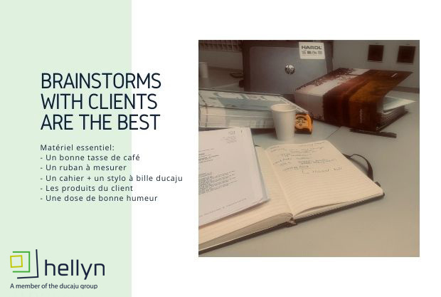 Brainstorms with the clients are the best!