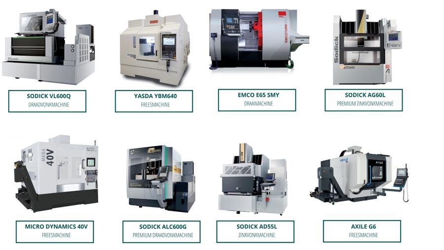 De Ridder biedt acht machines aan uitzonderlijke condities